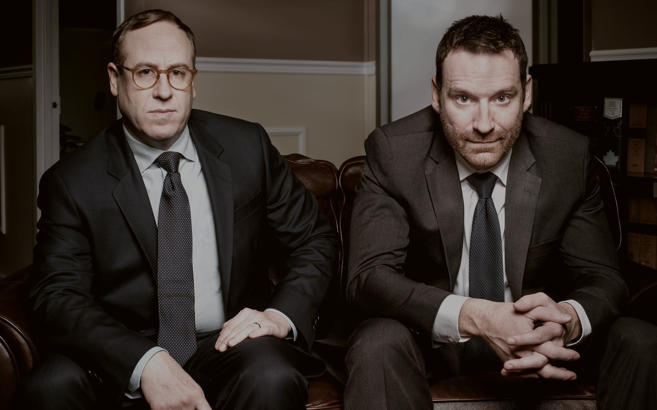 Norm Stanford and Marcus Bornfreund, criminal defence lawyers at Every Defence LLP, in their Toronto office